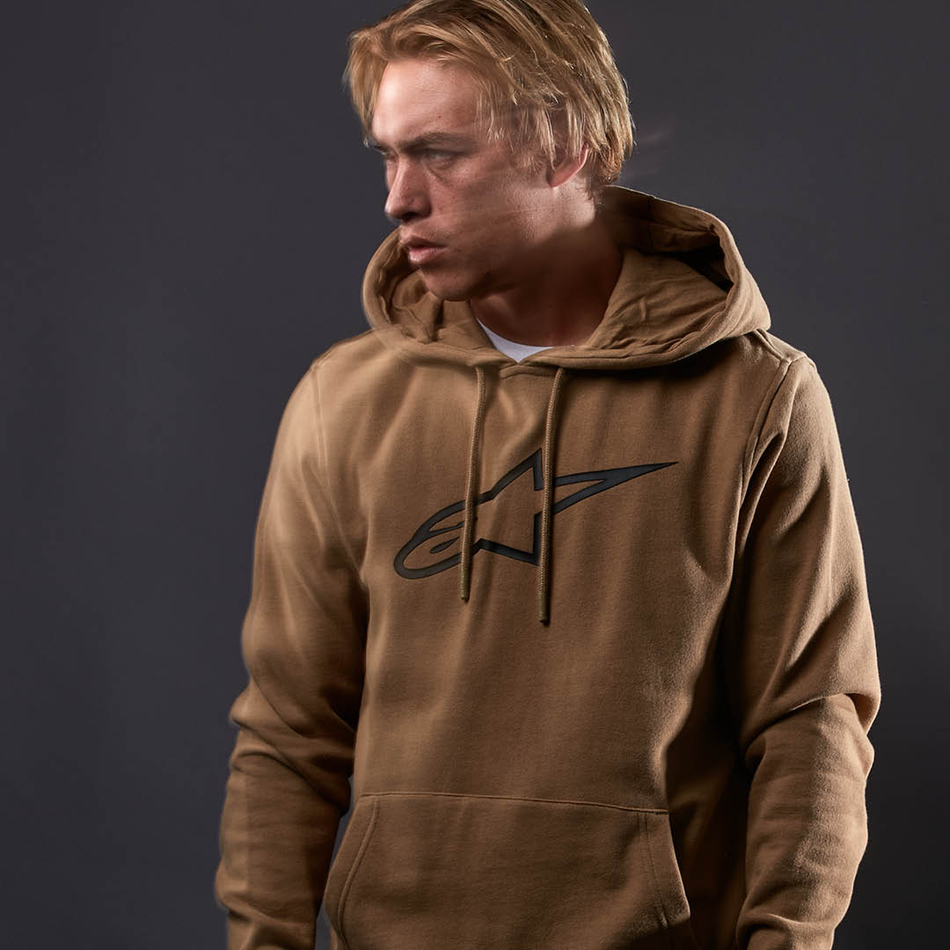 ALPINESTARS Ageless Pullover Hoodie - Sand/Schwarz - Groß 1212513202310L