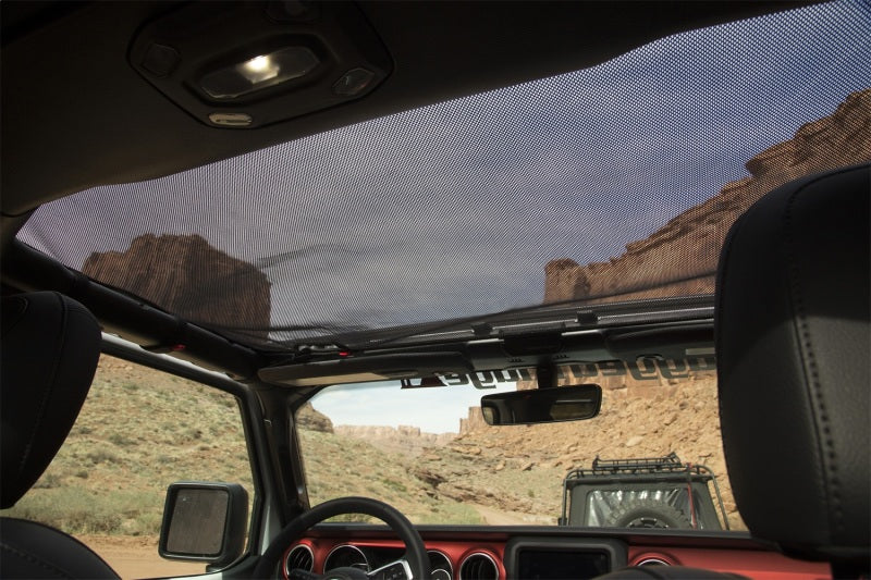 Rugged Ridge Eclipse Sun Shade Black Front 18-20 Jeep Wrangler JLU/JT 13579.72