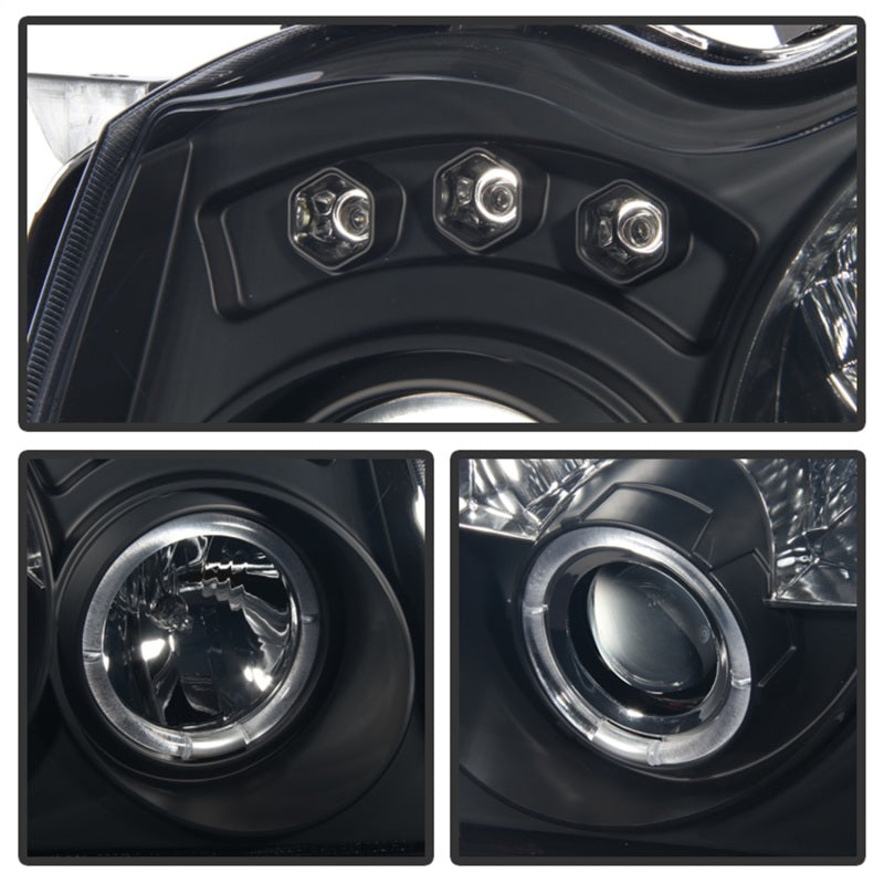 Spyder Jeep Grand Cherokee 05-07 Projector Headlights LED Halo LED Blk Smke PRO-YD-JGC05-HL-BSM 5078551