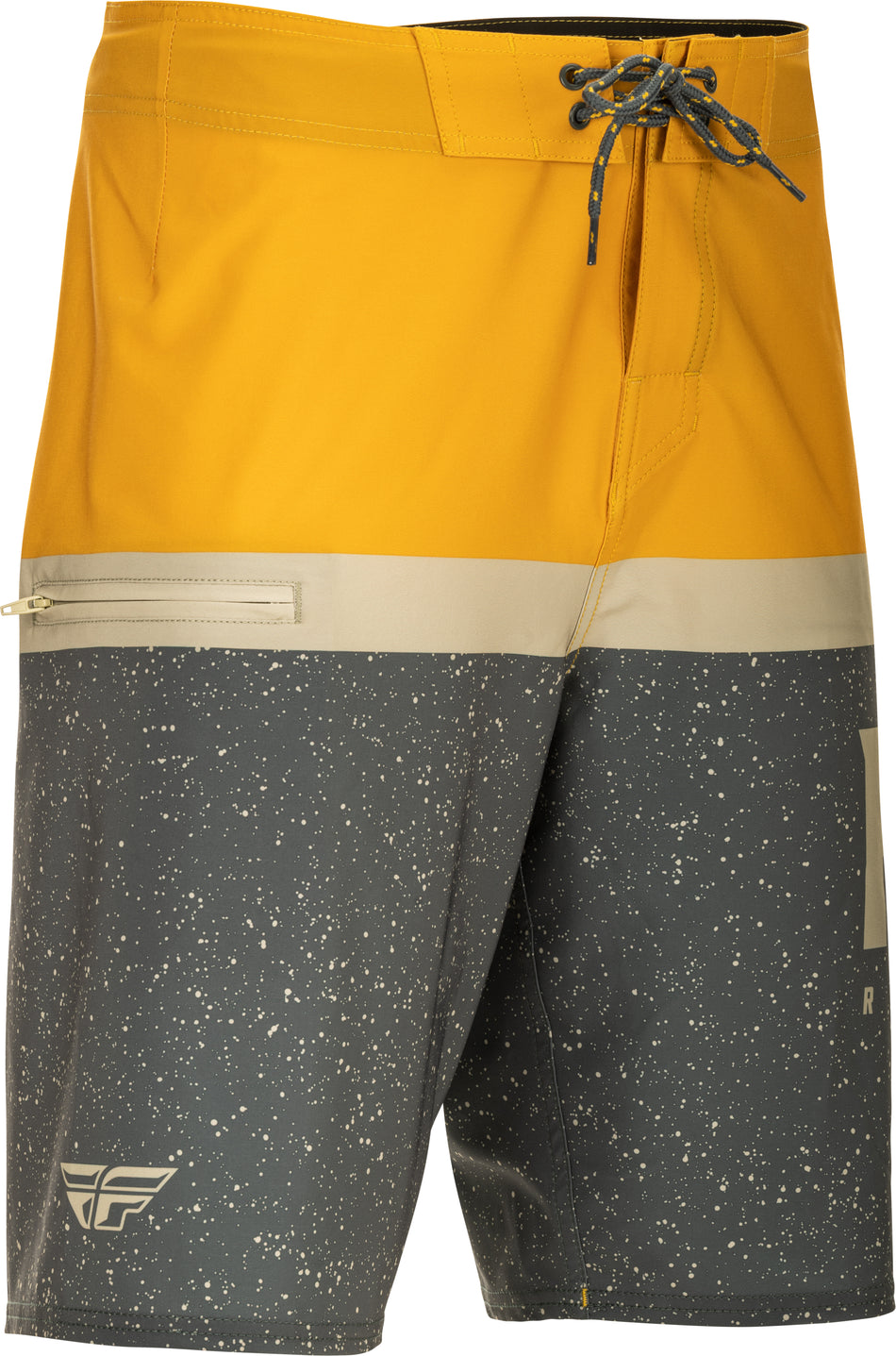 FLY RACING Fly Boardshorts Mustard/Grey Sz 28 353-30928