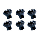 Rugged Ridge Billet Aluminum Dash Knob Set Black 76-86 Jeep CJ 11420.02