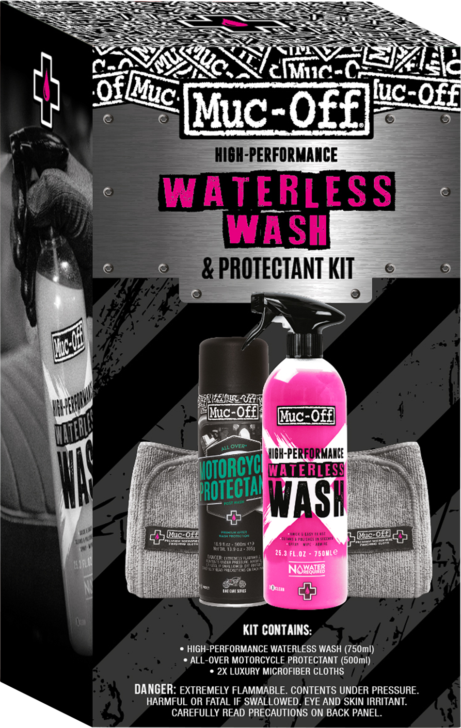 MUC-OFF USA Motorcycle Waterless Wash & Protectant Kit 20029US