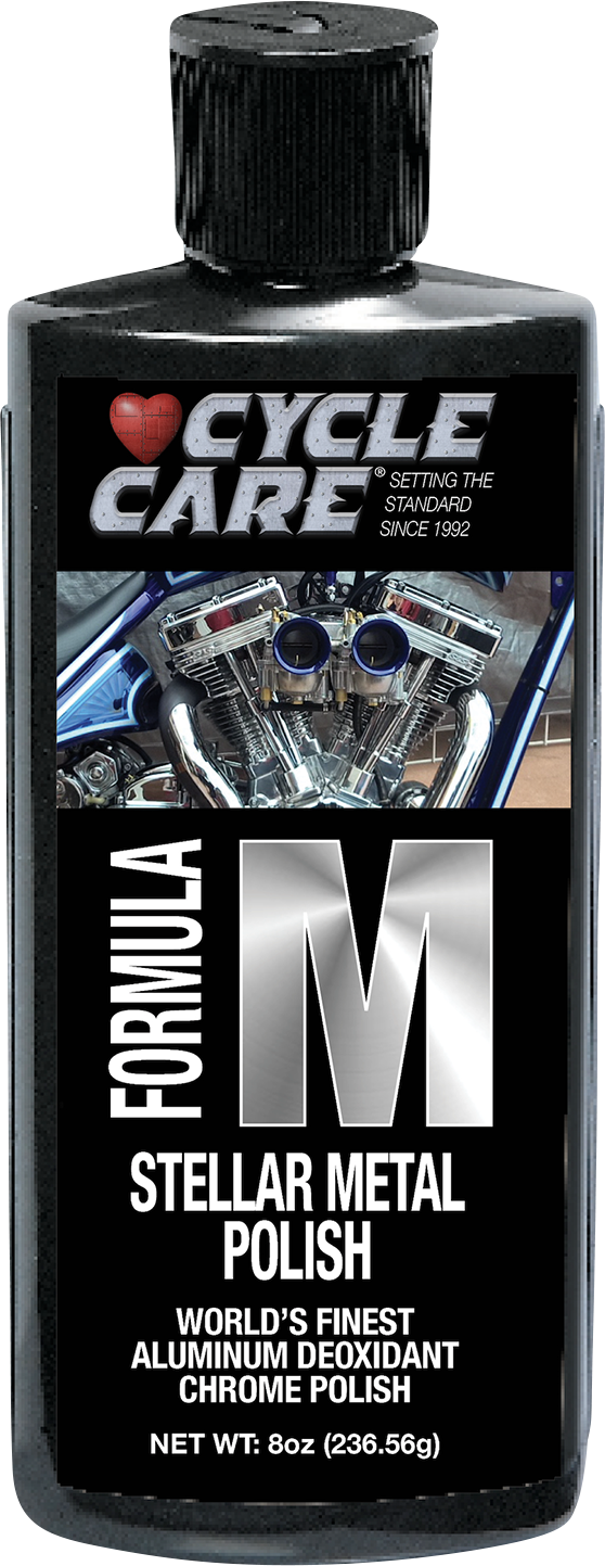 CYCLE CARE FORMULAS Formula M Aluminum/Chrome Polish - 8 oz. net wt. 55008