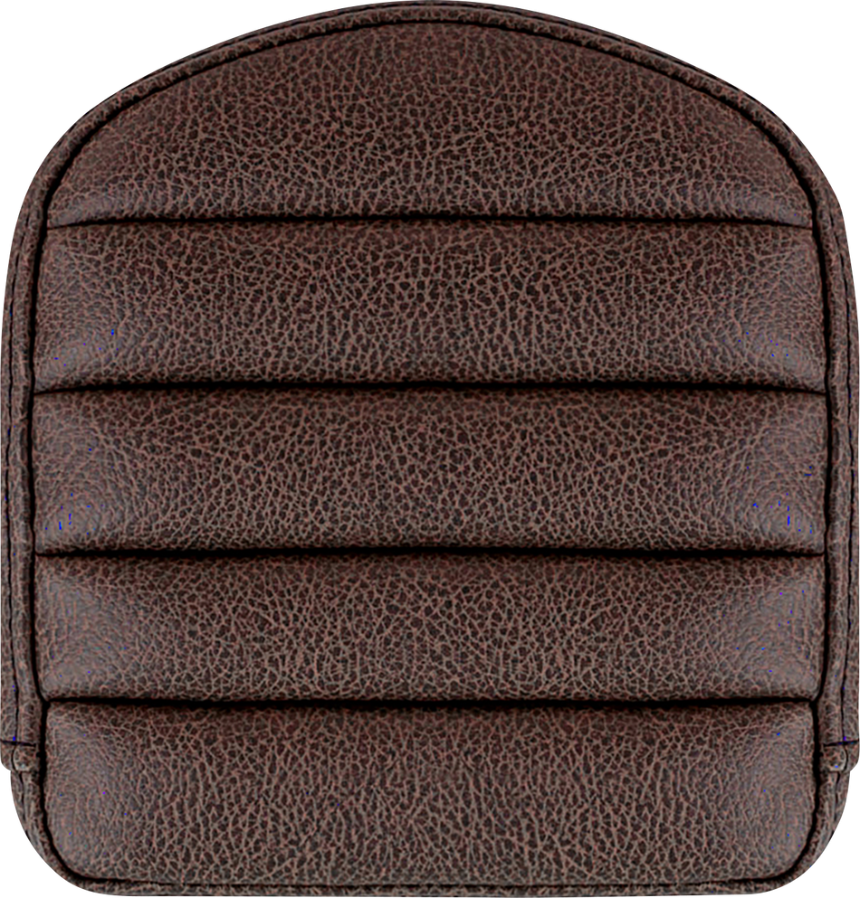 SADDLEMEN Sissy Bar Pad - Tuck-n-Roll - Brown 040846BR