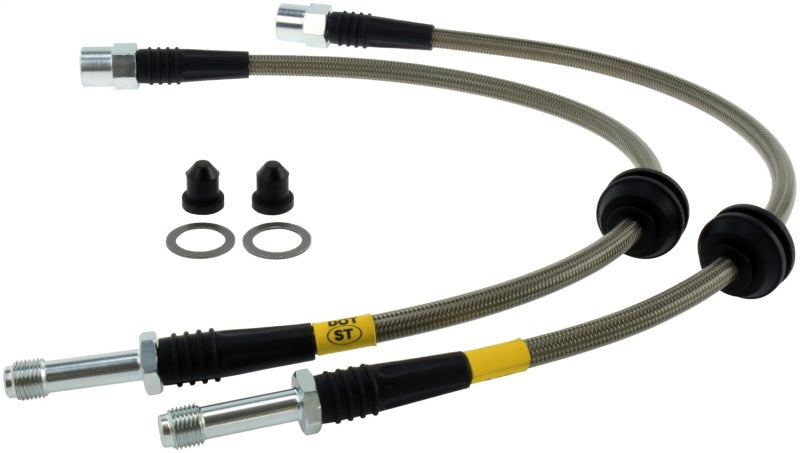 StopTech 09 Audi A4 Sedan / 08-10 A5-S5 Rear Stainless Steel Brake Line Kit 950.33516