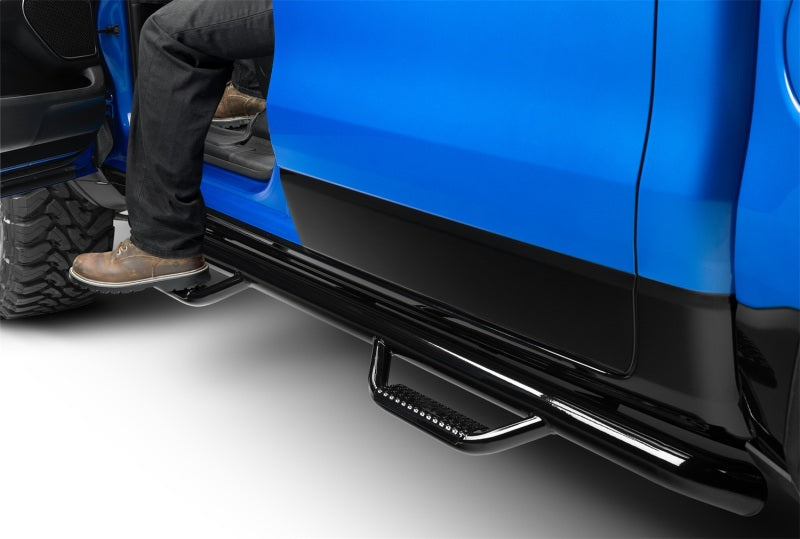 N-Fab Nerf Step 2019 Dodge Ram 1500 Crew Cab 5.7ft Bed - Gloss Black - Cab Length - 3in D1980CC