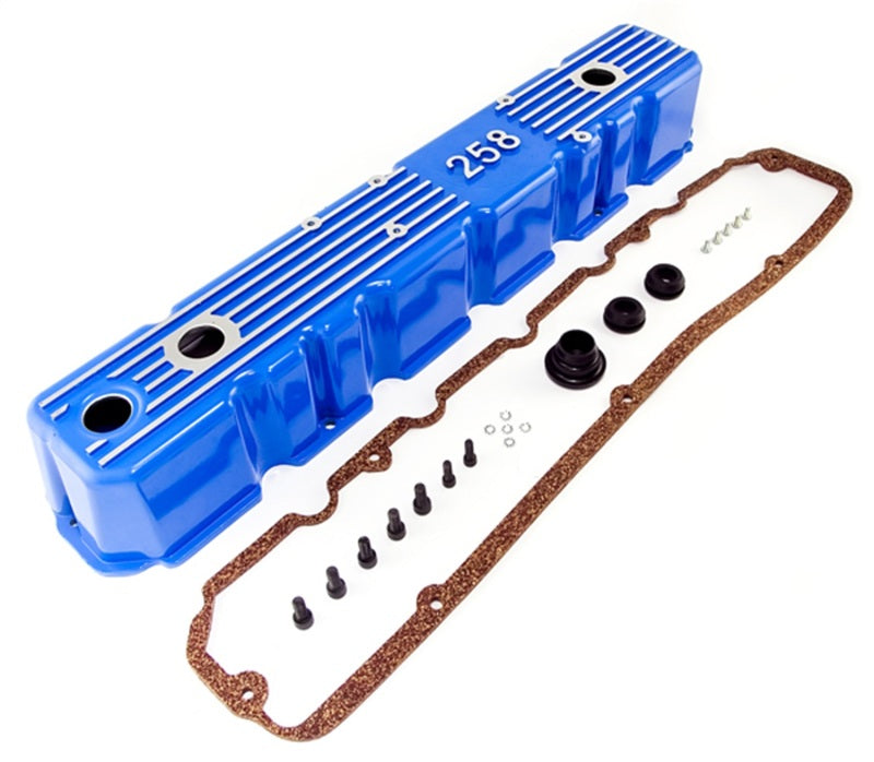 Omix Blue Aluminum Valve Cover 81-87 CJ & Wrangler 17401.11