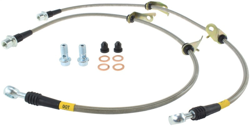 StopTech 11-17 Lexus CT200h Stainless Steel Front Brake Lines 950.44029