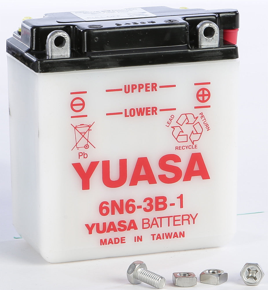 YUASA Battery 6n6-3b-1 Conventional YUAM2663B