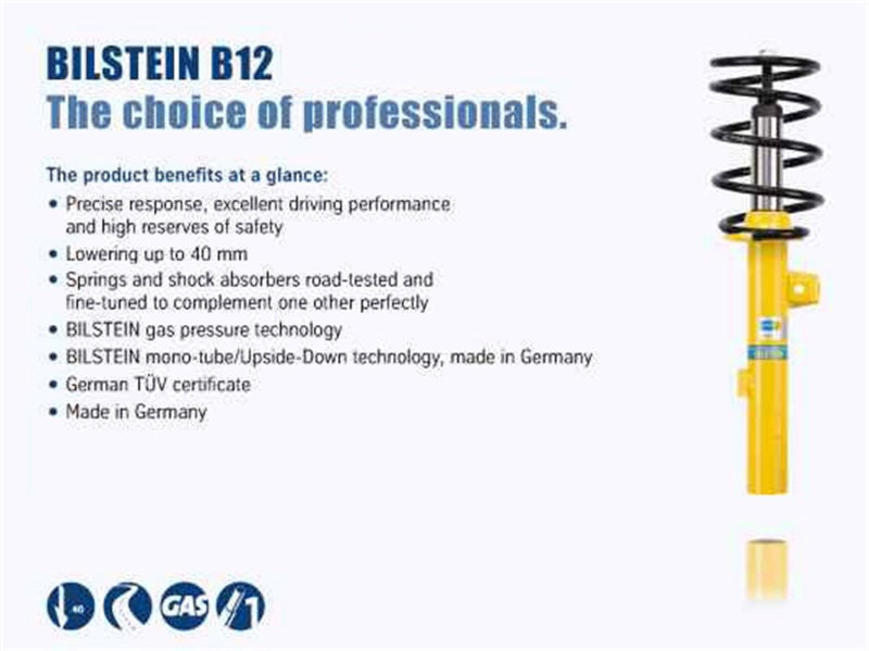 Bilstein B12 2009 Nissan 350Z Touring Front and Rear Suspension Kit 46-190529