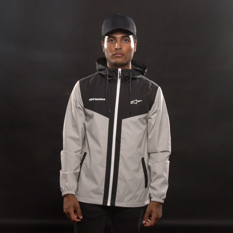 ALPINESTARS Plex Jacket - Black/Silver - Large 1212-110001900L