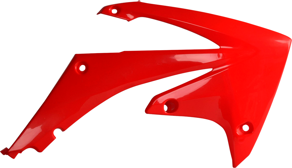 Cubierta de radiador POLISPORT - OEM rojo - CRF 250R/450R 8412700001 