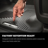Husky Liners 2022 Nissan Pathfinder / Infiniti QX60 X-Act Contour Floor Liners (2nd Seat) - Black 51351