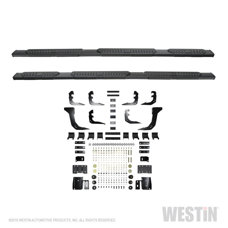 Westin 19-21 Ram 1500 Crew Cab R5 M-Series Wheel-to-Wheel Nerf Step Bars - Black 28-534705