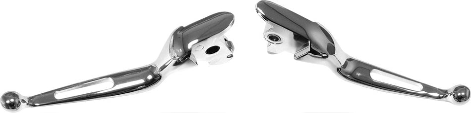 HARDDRIVE Custom Levers Vortex Chrome Touring Models 08-13 53816