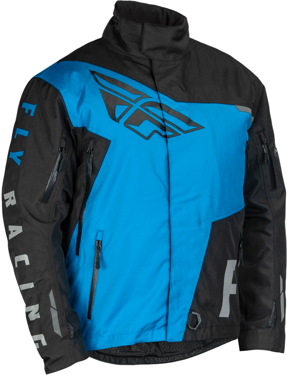 FLY RACING Youth Snx Pro Jacket Black/Blue Yxs 470-5401YXS