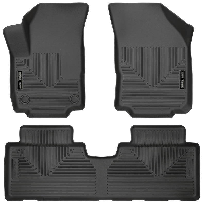 Husky Liners 18-23 Chevrolet Equinox Weatherbeater Black Front & 2nd Seat Floor Liners 99131