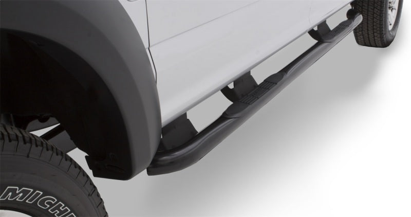Lund 2019 RAM 1500 Crew Cab 3in. Round Bent Steel Nerf Bars - Black 23083782