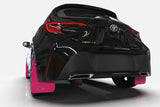 Rally Armor 02-07 Subaru RS/2.5i/WRX/STI (06-07 Wagon Req. Front Flap Mod.) Pink Mud Flap BCE Logo MF1-BCE22-PK/BLK