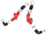 aFe 2022 Toyota Land Cruiser (J300) V6-3.5L (tt) BladeRunner 2.5in Aluminum Hot Charge Pipe - Red 46-20558-R
