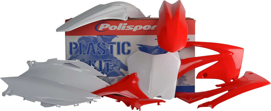 Kit de carrocería POLISPORT - Completo - OEM Rojo/Blanco - CRF 250R/450R 90154