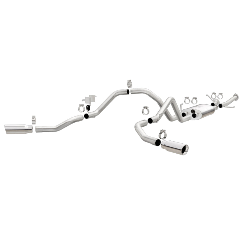 MagnaFlow Cat-Back 10-15 Toyota Tundra SC LB / CC SB 4.6L/5.7L V8 SS 2.5 Dual Split Rear 4in Tip 19232