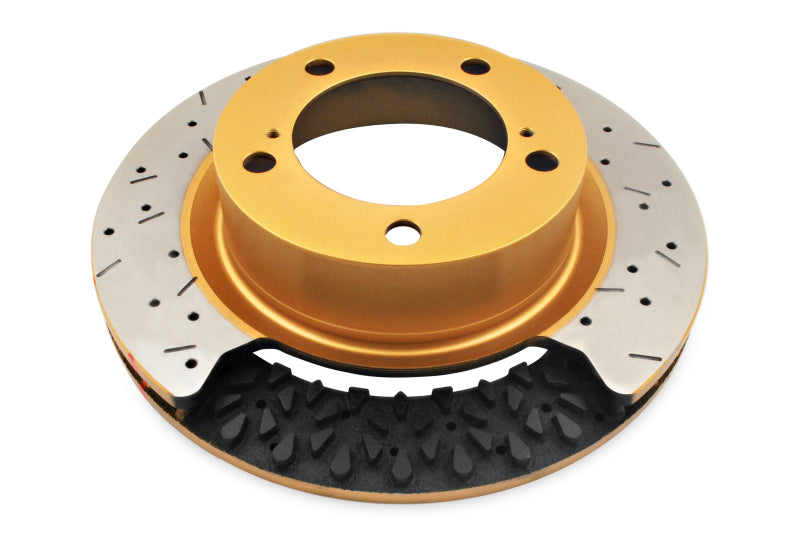 DBA 2010+ Camaro V8 SS Front Drilled & Slotted 4000 Series w/ Black Hat 42604BLKXS