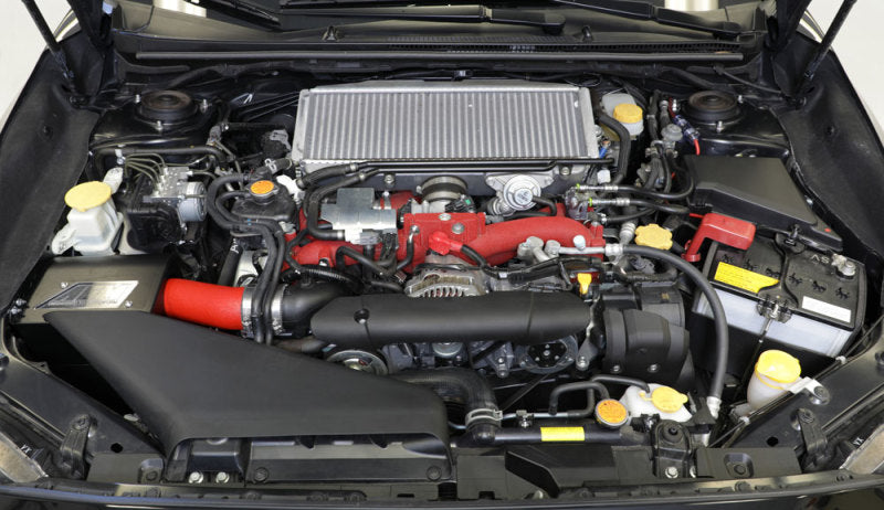 AEM 2018 Subaru WRX STI 2.5L H4 F/I Cold Air Intake System - Wrinkle Red 21-836WR