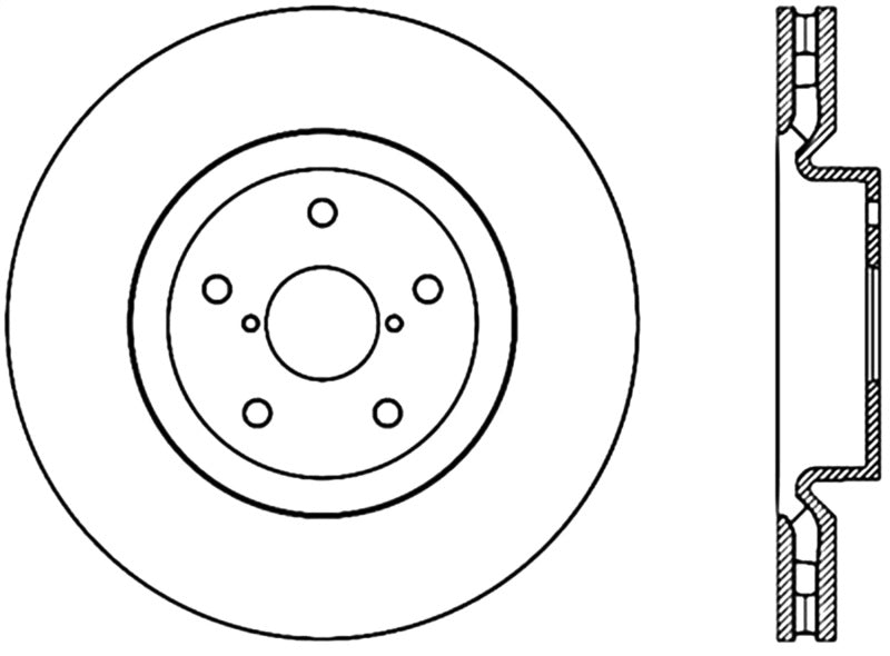 StopTech Drilled Sport Brake Rotor 128.47022L