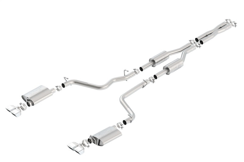 Borla 09-14 Dodge Challenger R/T 5.7L RWD 2Dr. 2.5in. ATAK CB Exhaust - Dual Split Rear Exit 140708