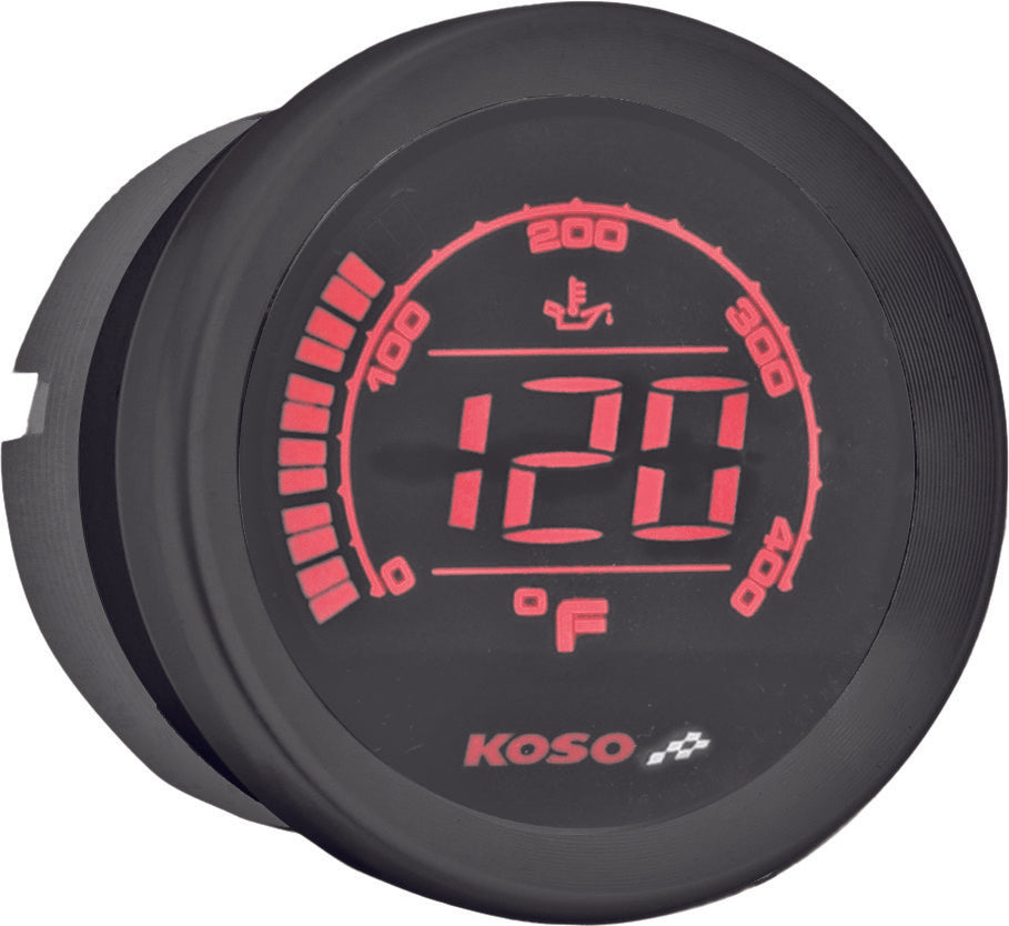 KOSOHd-02t 2'' Oil Temp Gauge Black BezelBA050510