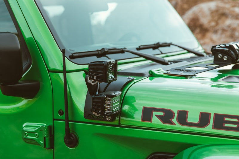Rigid Industries 2018 Jeep JL - Cowl Mount Kit - Mounts Set of D-Series 41656