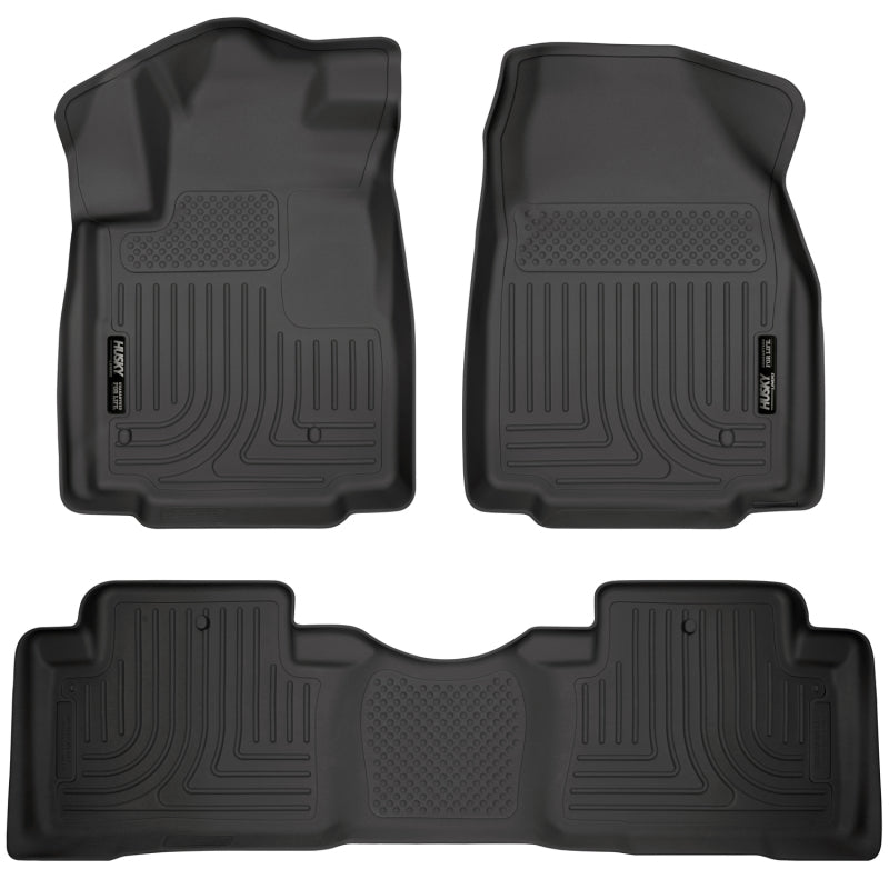 Husky Liners 09-12 Honda Pilot (All) WeatherBeater Combo Black Floor Liners (One Piece for 2nd Row) 98421