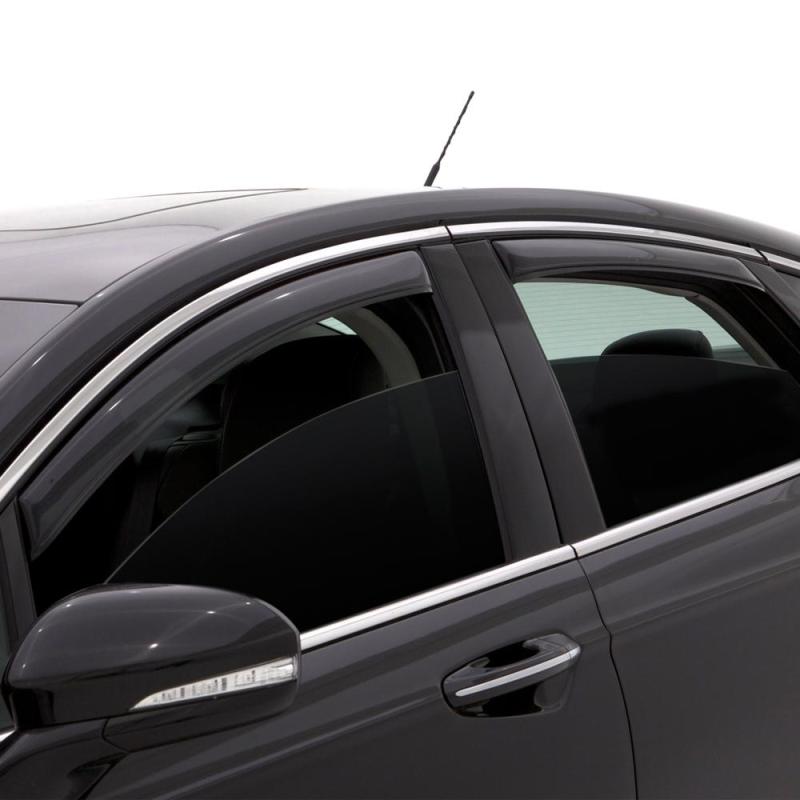 AVS 11-18 Jeep Grand Cherokee (Not L Model) Ventvisor In-Chnl FRT & RR Window Deflectors 4pc - Smk 194252
