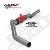 Diamond Eye KIT 5in CB MFLR RPLCMENT PIPE SGL AL: 2006-2007.5 CHEVY 6.6L 2500/3500 K5126A-RP