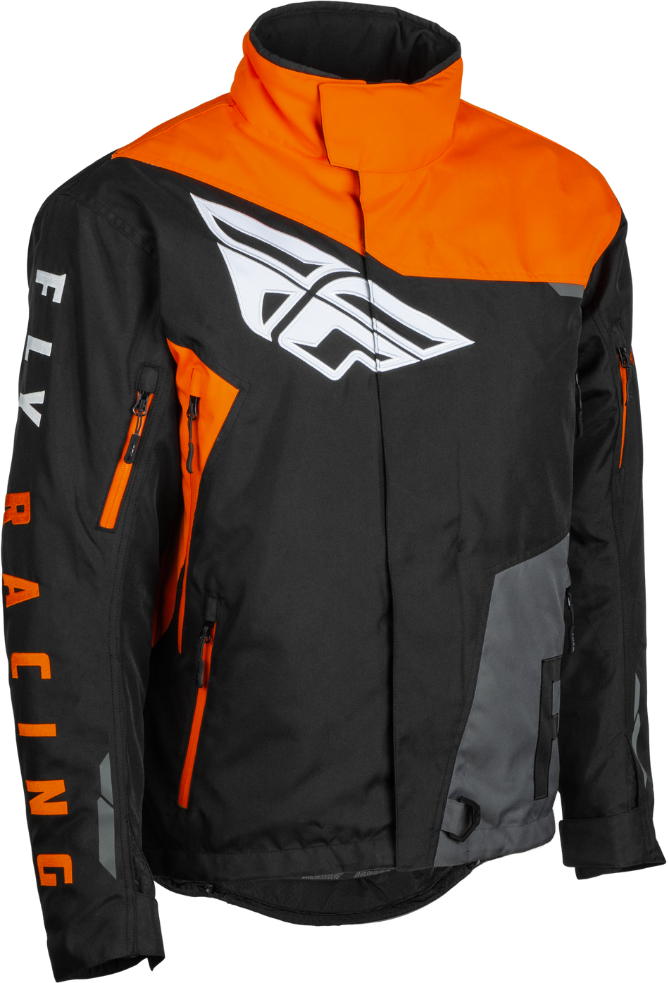 FLY RACING Youth Snx Pro Jacket Black/Grey/Orange Yl 470-4118YL