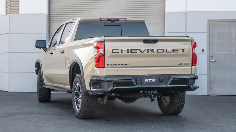 Borla 22-23 Chevrolet Silverado 1500 ZR2 &amp; AT4X 6.2L CC SB 147.5in WB Touring Cat-Back 140913