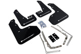 Rally Armor 2015-2016 VW Golf R UR Black Mud Flap w/ White Logo MF40-UR-BLK/WH