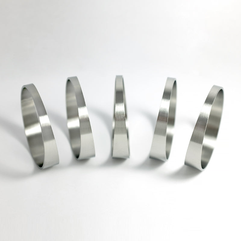 Stainless Bros 5.0in x 1D/5in CLR Tight Radius 16 Gauge Pie Cut - 5pk 609-12701-0016
