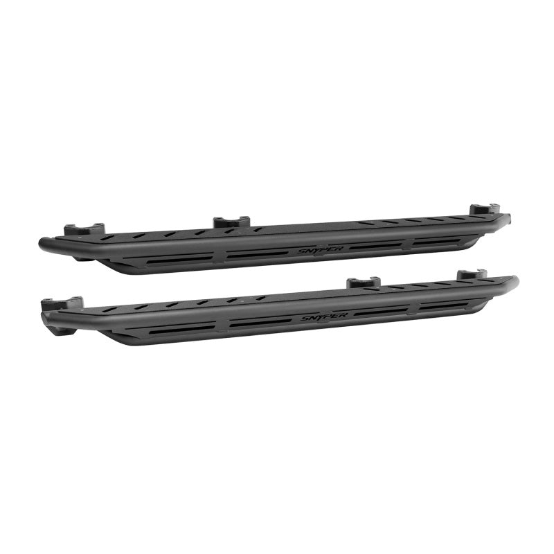 Westin/Snyper 07-17 Jeep Wrangler Unlimited Triple Tube Rock Rail Steps - Textured Black 42-6015