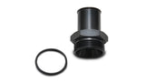 Vibrant 1.25in Hose Barb to 16 ORB Male w/ O-Ring - Black Anodized Aluminum 17007
