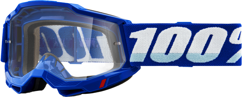 100% Accuri 2 Otg Goggle Blue Clear Lens 50018-00002