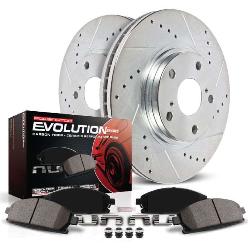Power Stop 10-15 Lexus RX350 Rear Z23 Evolution Sport Brake Kit K5864