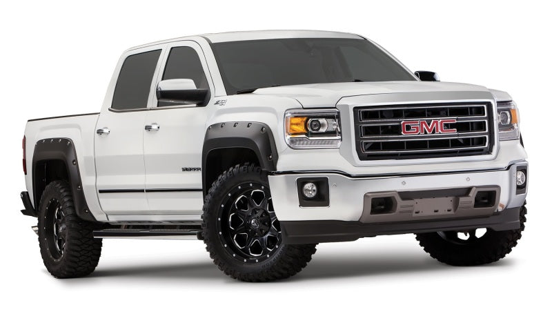 Bushwacker 14-15 GMC Sierra 1500 Pocket Style Flares 4pc - Black 40960-02