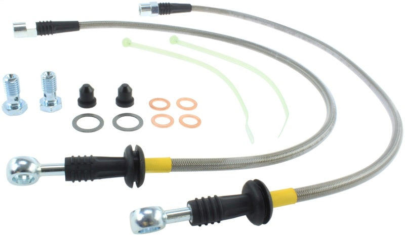 StopTech 02-06 Mini & Mini S Stainless Steel Front Brake Line Kit 950.34007