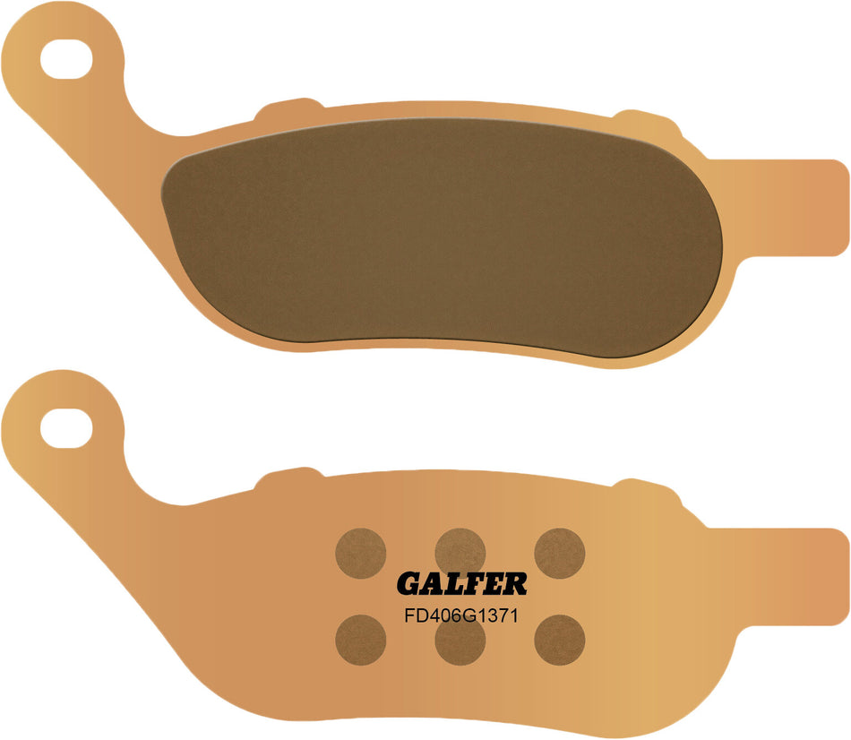 GALFER Brake Pads Hh Sintered Rear `08-17 Softail Dyna FD406G1371