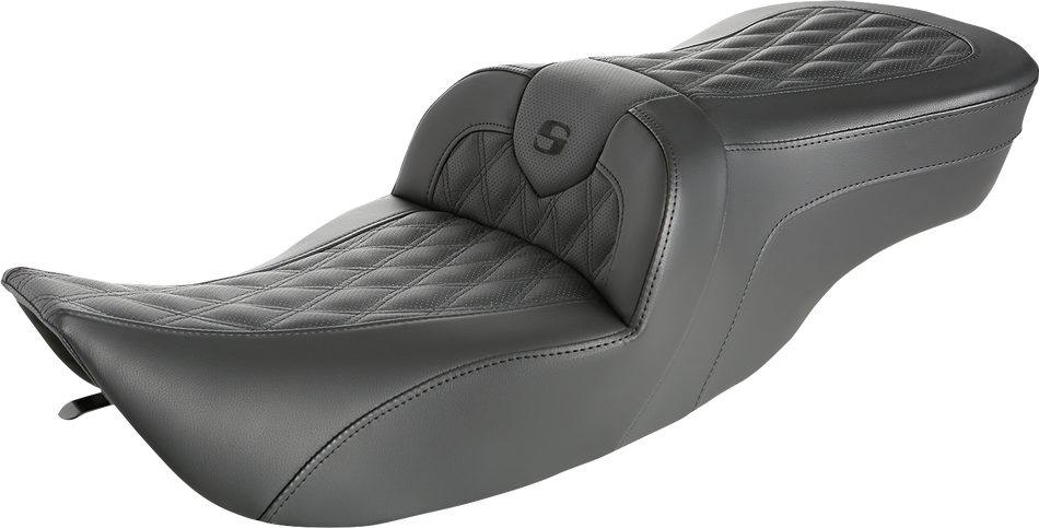 SADDLEMEN Roadsofa Seat - Full Lattice Stitch - Without Backrest 897-06-182