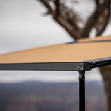 ARB Aluminum Awning, Black Frame, 8.2FT x 8.2FT, Installed with LED Light Strip 814412A