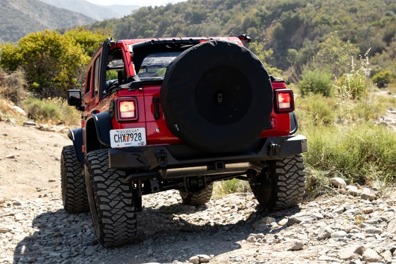 Rampage 2018-2019 Jeep Wrangler(JL) Sport 2-Door Tire Cover w/Camera Slot 37in - Black 773575