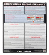 K&N 17-18 Alpha Romeo Giulia 2.9L V6 F/I Replacement Panel Air Filter 33-5085